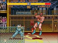 une photo d'Ã©cran de Street Fighter 2 Turbo sur Nintendo Super Nes